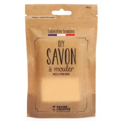 GRAINE CRÉATIVE - Pain de 100 g de savon opaque pêche