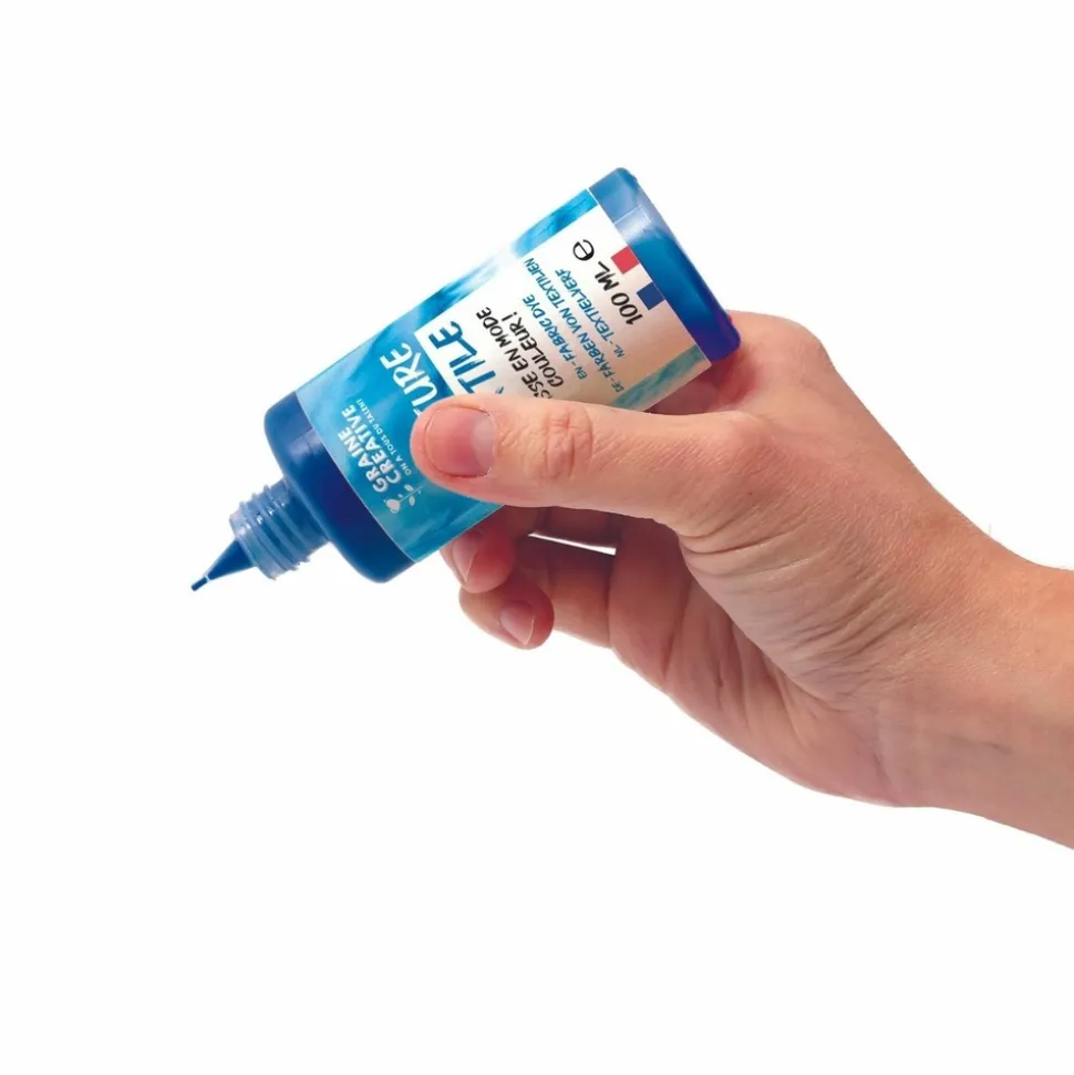 GRAINE CRÉATIVE - Peinture pour textile 100 ml effet tie and die - ultramarine