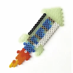 GRAINE CRÉATIVE - Perles à repasser - perlou martien phosphorescent