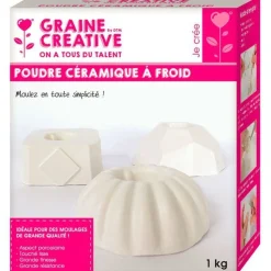 GRAINE CRÉATIVE - Poudre céramique à froid 1 kg