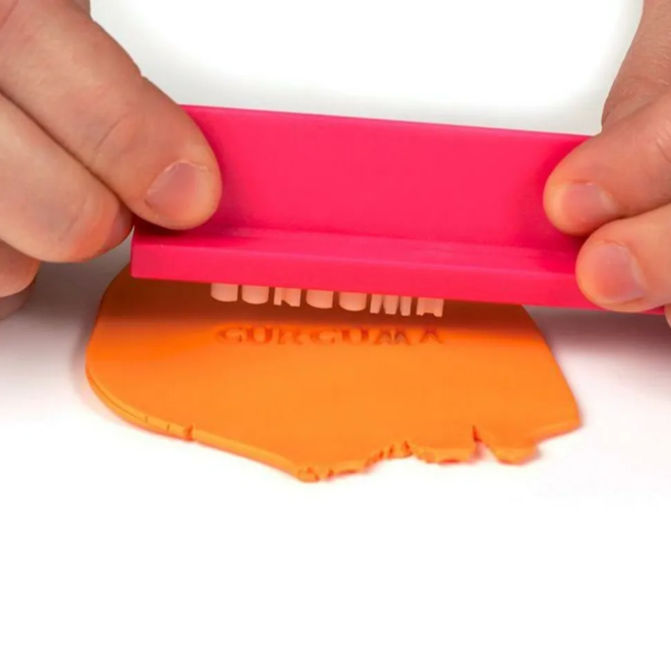 GRAINE CRÉATIVE - Réglette tampon alphabet pour pâte polymère