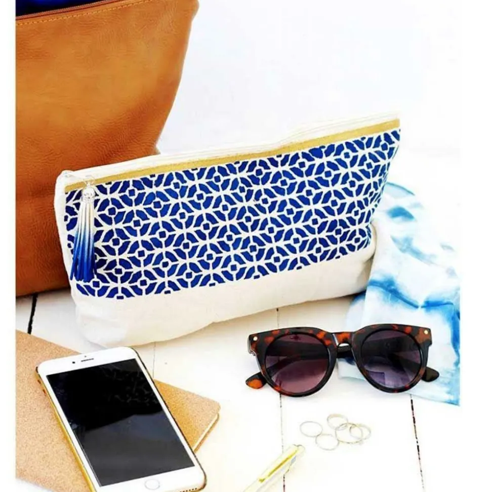 GRAINE CRÉATIVE - Trousse en coton à décorer 19 x 29 cm