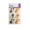 GRAINE CREATIVE - 6 stickers origami renard effet 3d 45mm