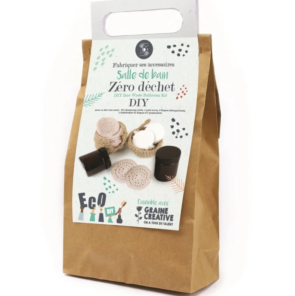 GRAINE CREATIVE - Coffret zéro déchet pour une salle de bain écologique