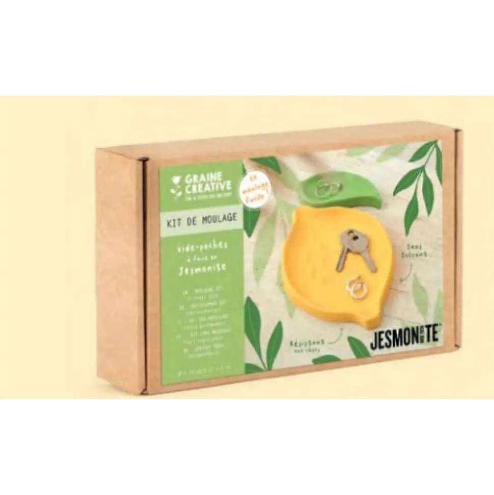 GRAINE CREATIVE - Kit jesmonite vide poches citron