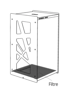 GRANULEBOX - Filtre à poussière pour granulebox 30kg