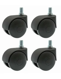 GRANULEBOX - Lot de roulettes pour stockage à granulés de bois Granulebox 55kg