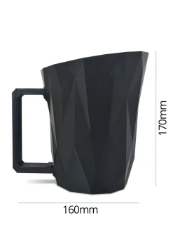 GRANULEBOX - Pelle à granulés de bois noire avec tamis