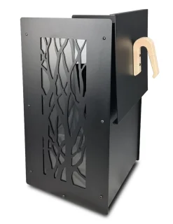 GRANULEBOX - Poignée bois pour le stockage de granulés de bois Granulebox