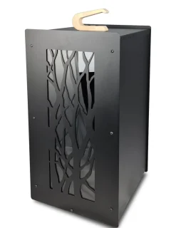 GRANULEBOX - Poignée bois pour le stockage de granulés de bois Granulebox