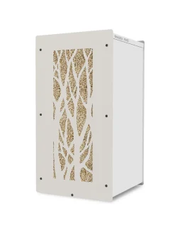 GRANULEBOX - Rangement à granulés de bois 55Kg blanc arbre