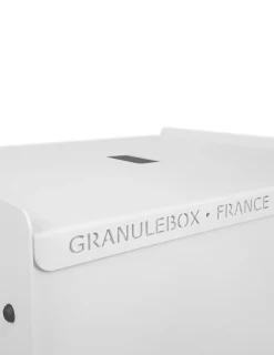 GRANULEBOX - Rangement à granulés de bois 55Kg blanc arbre