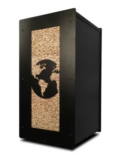 GRANULEBOX - Stockage à granulés de bois 55Kg world noir