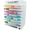 GRAPH'IT - Coffret 96 marqueurs graph'it brush & extra fine + présentoir