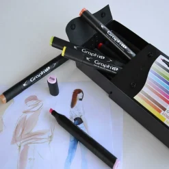 GRAPH'IT - Set 12 marqueurs graph'it - classic colors