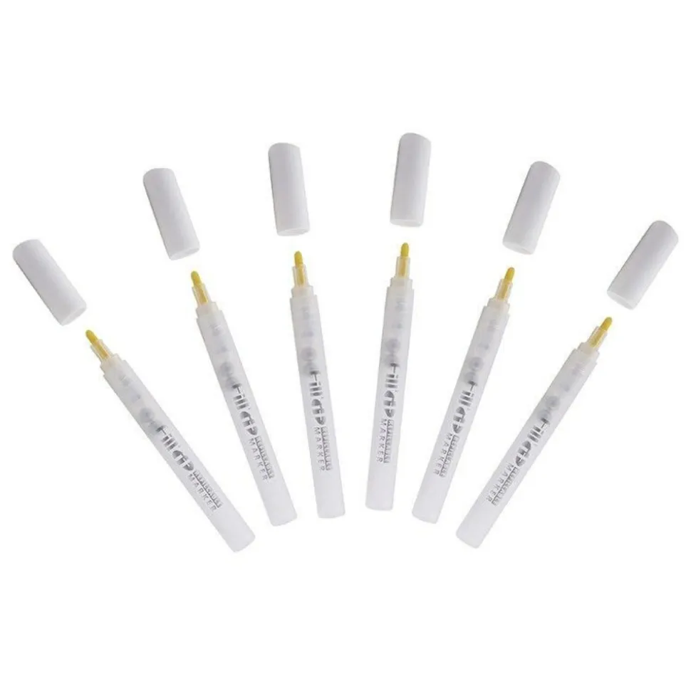 GRAPH'IT - Set 6 marqueurs vides pointe médium ogive fill'it