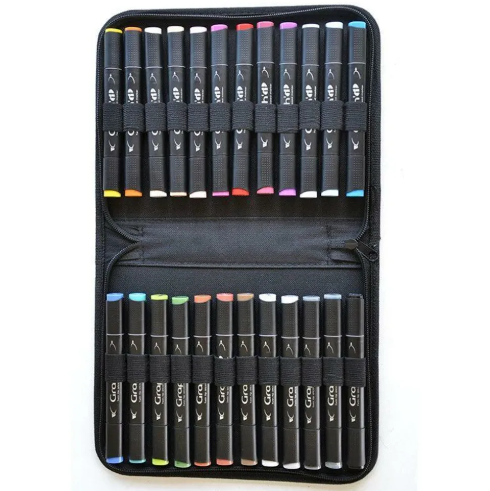 GRAPH'IT - Trousse 24 marqueurs graph'it - manga colors