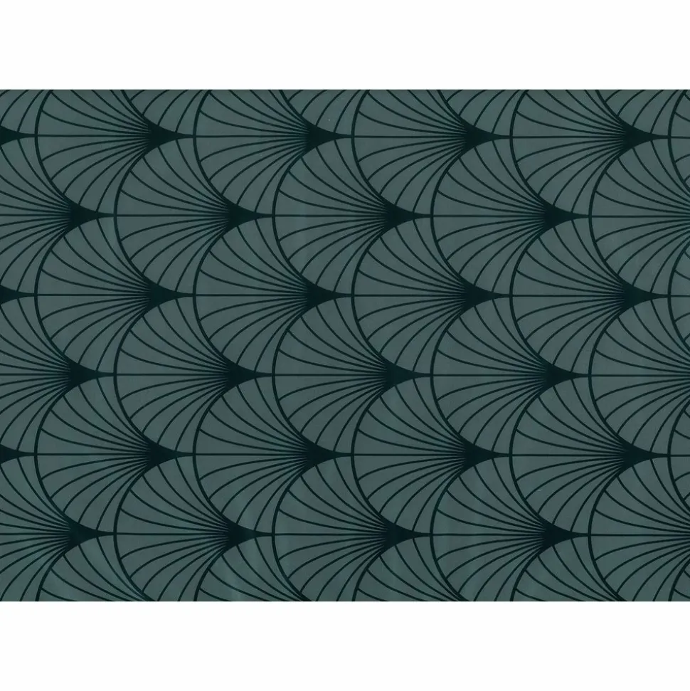 HABITABLE - Adhésif décoratif pour meuble effet art déco - 200 x 45 cm - noir