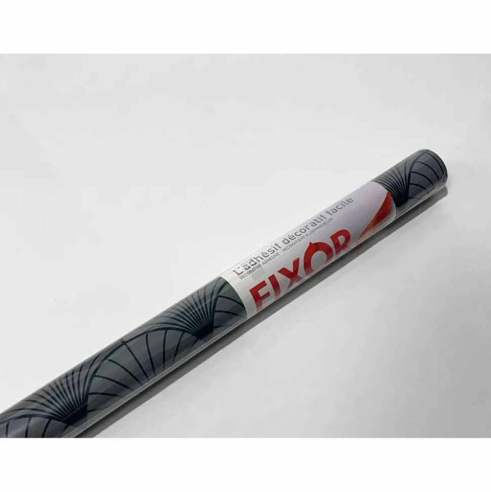 HABITABLE - Adhésif décoratif pour meuble effet art déco - 200 x 45 cm - noir