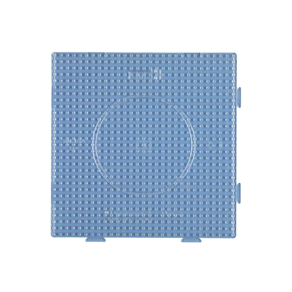 HAMA - Plaque carré assemblage perles plastique midi transparente