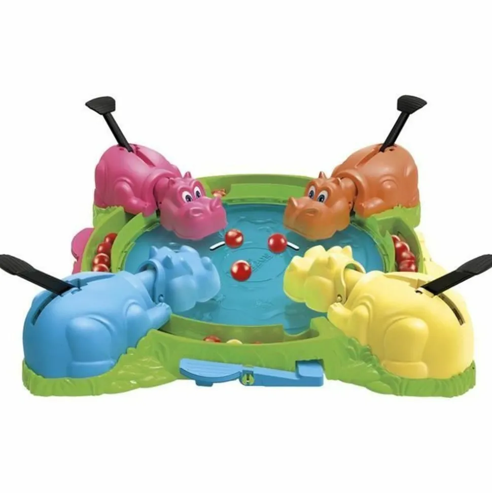 HASBRO - Hippos gloutons, jeu de société enfant, jeu de plateau