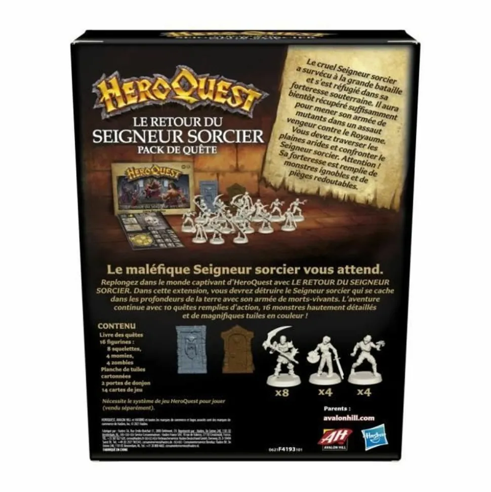 HASBRO GAMING - Heroquest, extension le retour du seigneur sorcie