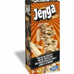 HASBRO GAMING - Jenga classique - blocs en bois massif