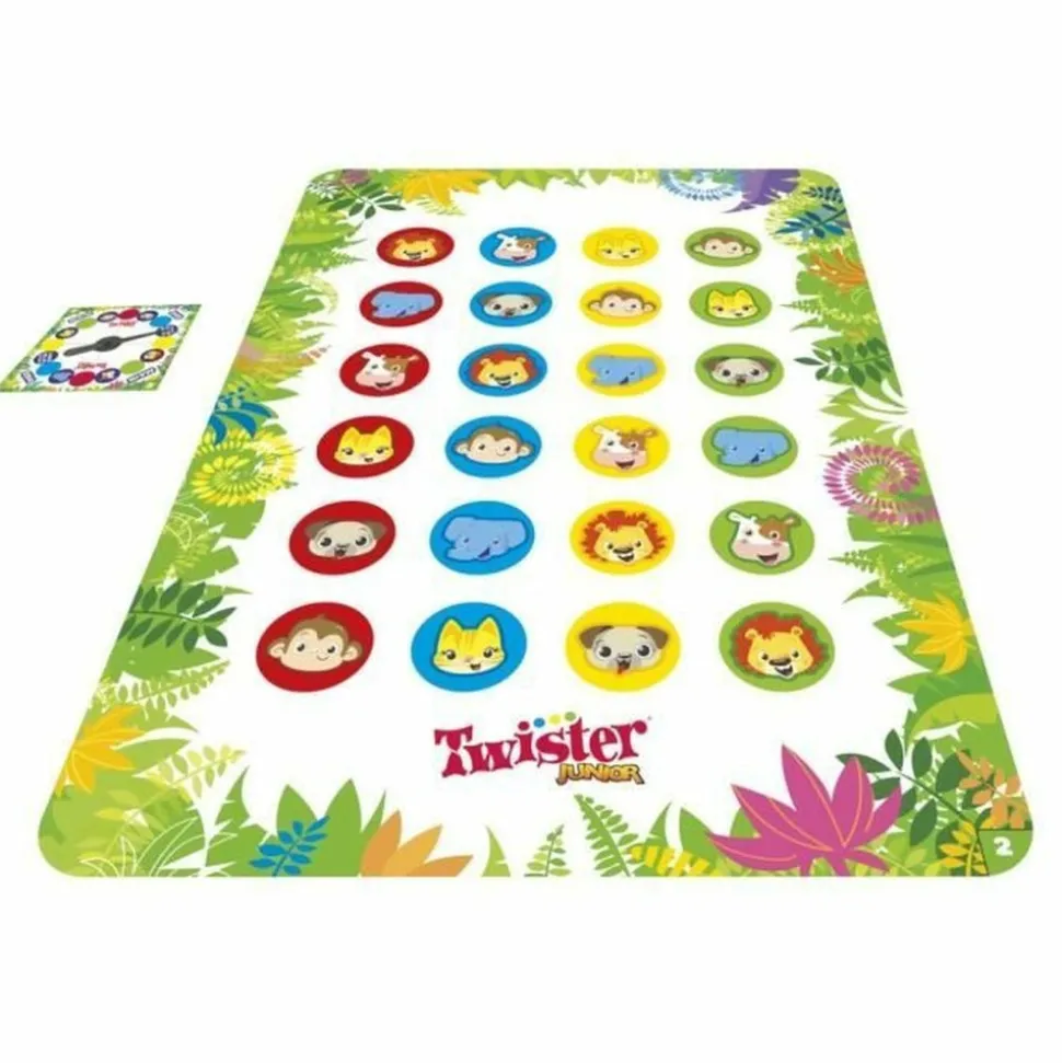 HASBRO GAMING - Jeu de société twister tapis réversible 2-en-1 évolutif
