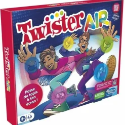HASBRO GAMING - Twister air, jeu twister avec appli ra, se connecte aux smartphones et tablette