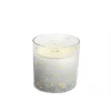 HEART OF THE HOME - Bougie de noël en pot paillettes ice