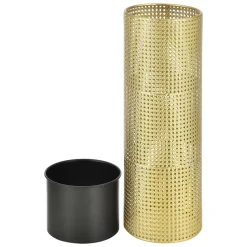 HELLOSHOP26 - Ensemble lot pots bacs de fleur set cache pot vases doré noir