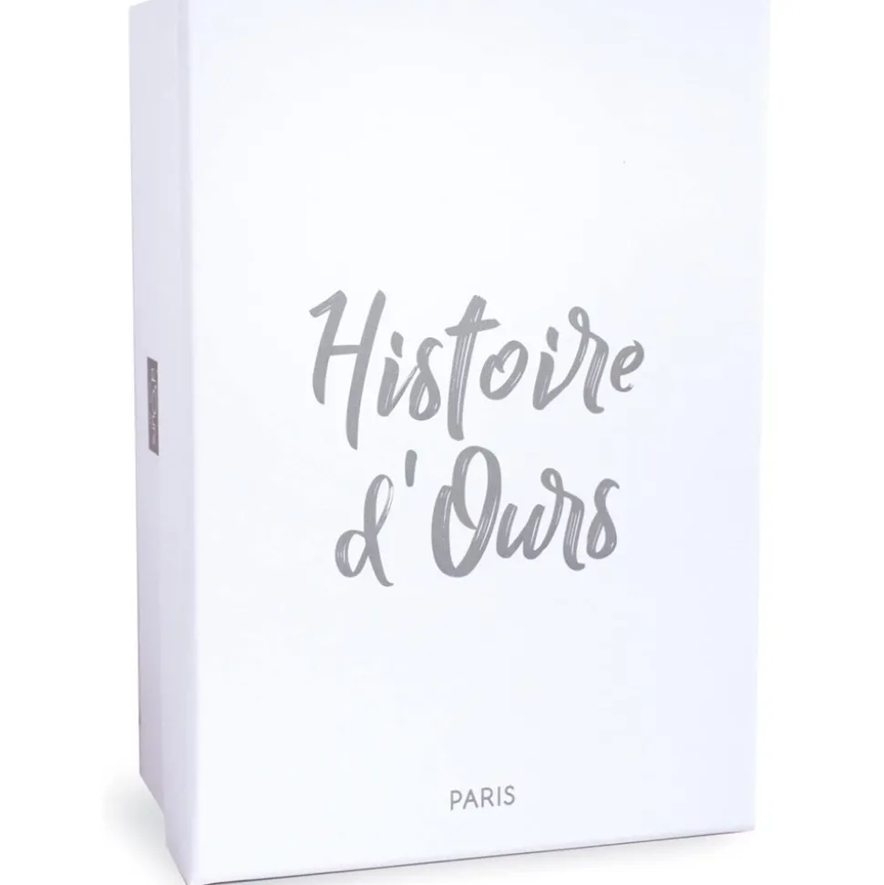 HISTOIRE D'OURS - Peluche agneau beige 30 cm