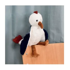 HISTOIRE D'OURS - Peluche mouette blanche