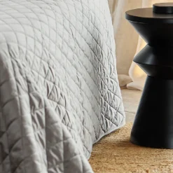 HOME MAISON - Home maison - couvre-lit et taies d'oreiller en velours matelassé