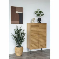 HOUSE NORDIC - Pot de fleurs en céramique noir ø 15 x 23,5 cm