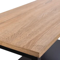 IDMARKET - Range bûches vertical large avec étagères 33 x 66 x 112 cm pour cheminée