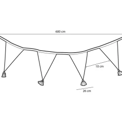 IN THE MOOD COLLECTION - In the mood collection - guirlande en coton multicolore l600