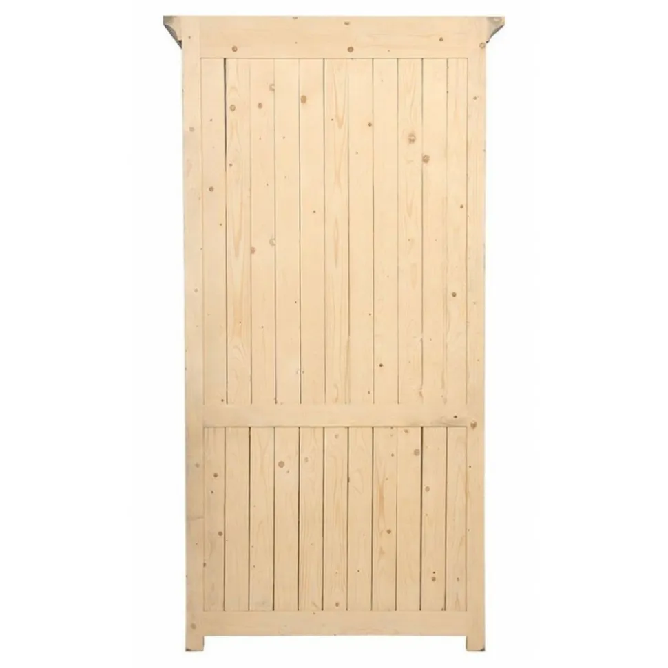 INTERIOR'S - Armoire 2 portes penderie bois noir - vénitiennes interior's