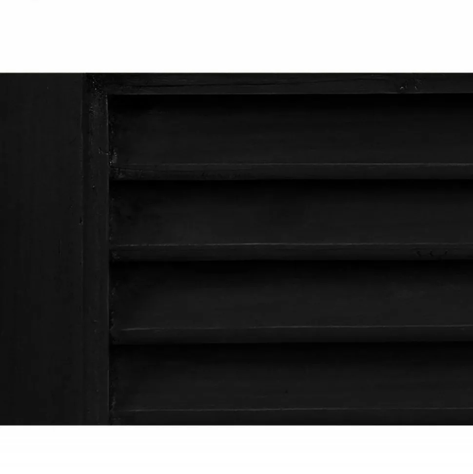 INTERIOR'S - Armoire 2 portes penderie bois noir - vénitiennes interior's