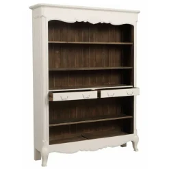 INTERIOR'S - Bibliothèque 2 tiroirs bois blanc - château interior's