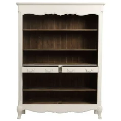 INTERIOR'S - Bibliothèque 2 tiroirs bois blanc - château interior's