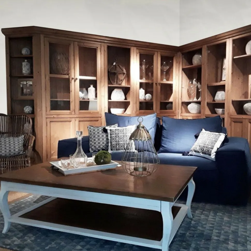 INTERIOR'S - Bibliothèque modulable bois marron - natural interior's