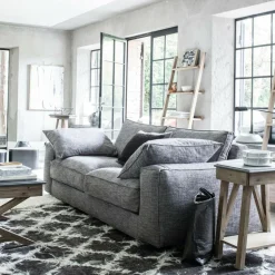 INTERIOR'S - Bibliothèque étagère échelle bois gris - horizon interior's