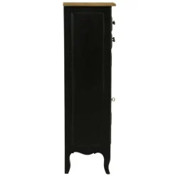 INTERIOR'S - Bibus 1 porte vitrée bois noir - manoir interior's