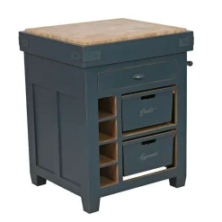 INTERIOR'S - Billot bois bleu - brocante interior's