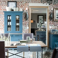 INTERIOR'S - Billot bois bleu - brocante interior's
