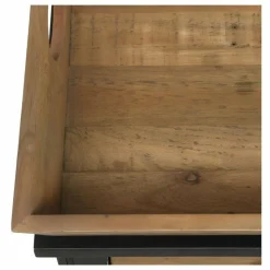 INTERIOR'S - Bout de canapé 1 tiroir bois bleu - rivages interior's