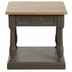 INTERIOR'S - Bout de canapé bois marron - manoir interior's