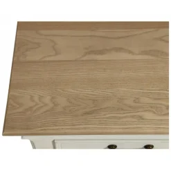 INTERIOR'S - Buffet bas 2 portes 6 tiroirs mdf blanc - romance interior's