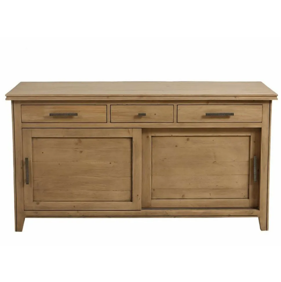 INTERIOR'S - Buffet bas 2 portes bois marron - initiale interior's